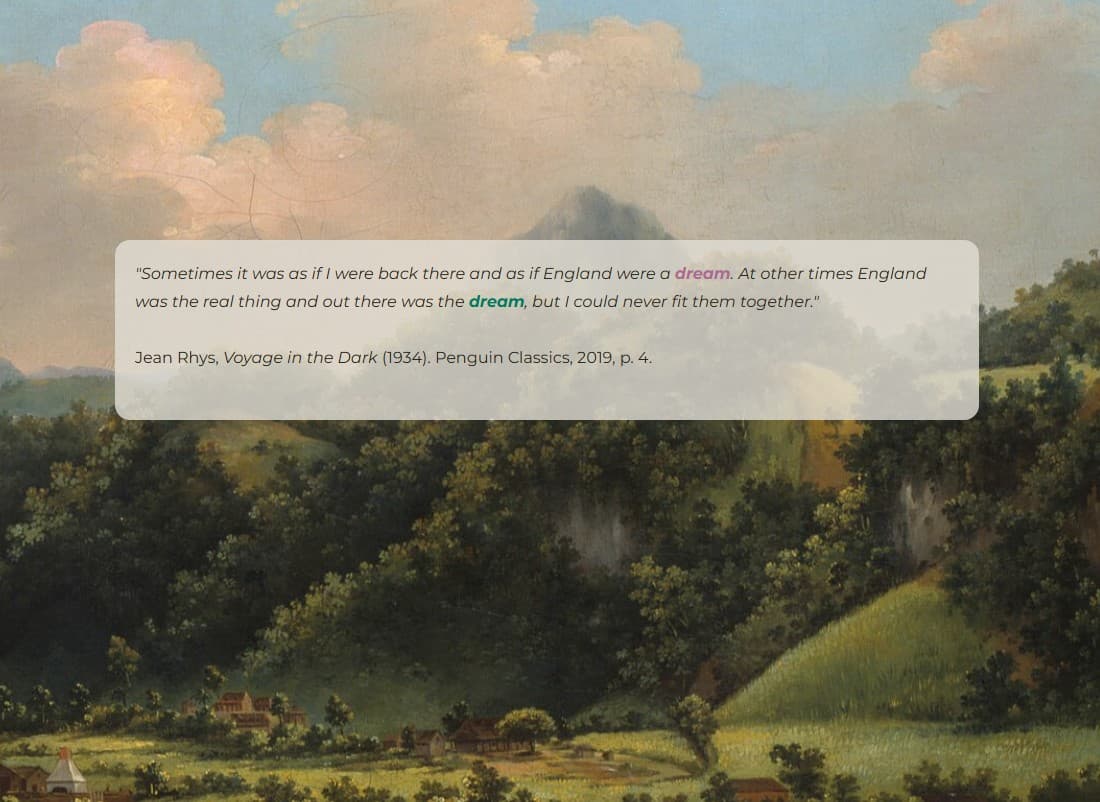 Screenshot of Twine project